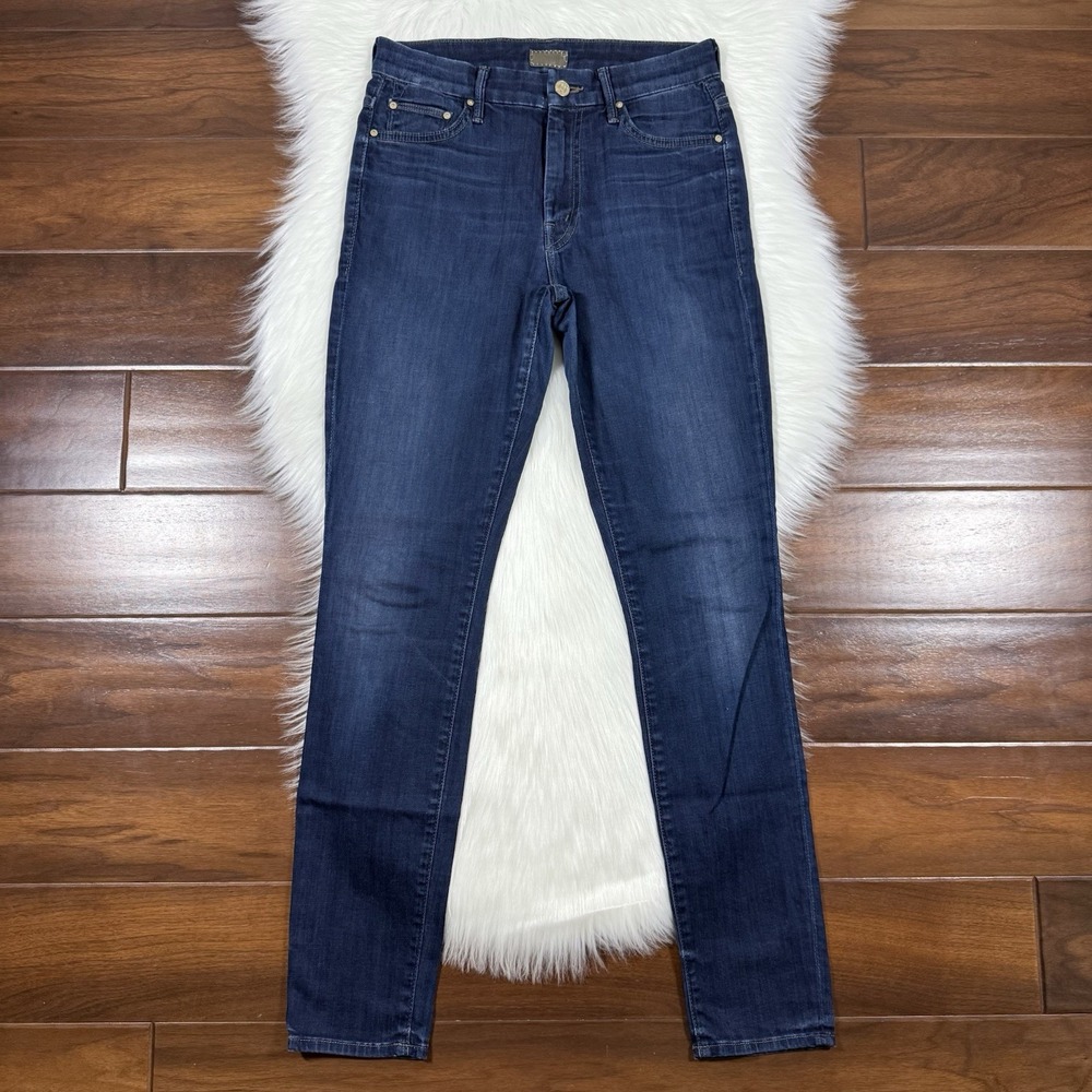 Mother Women's Size 26 The Missing Hour High Waisted Looker Skinny Denim Jeans